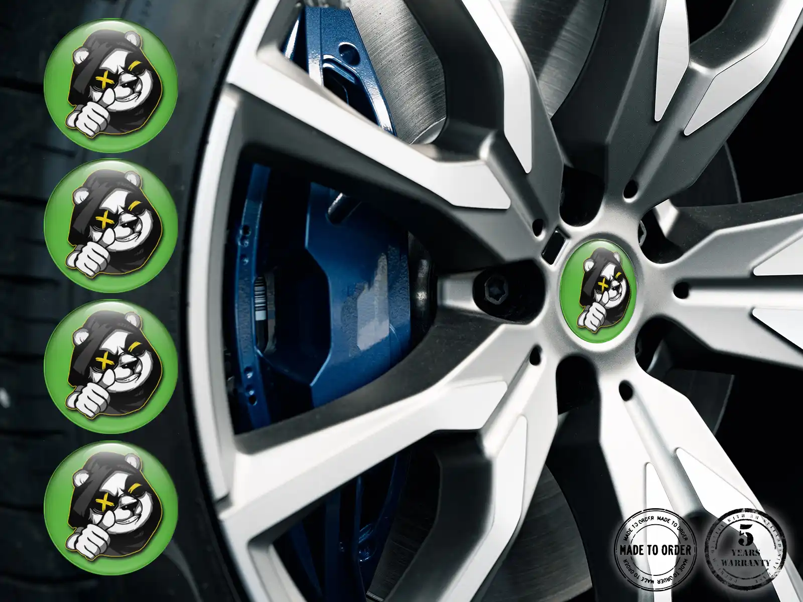 Wheel badge Premium Edition Drift Labels for Sports Cars